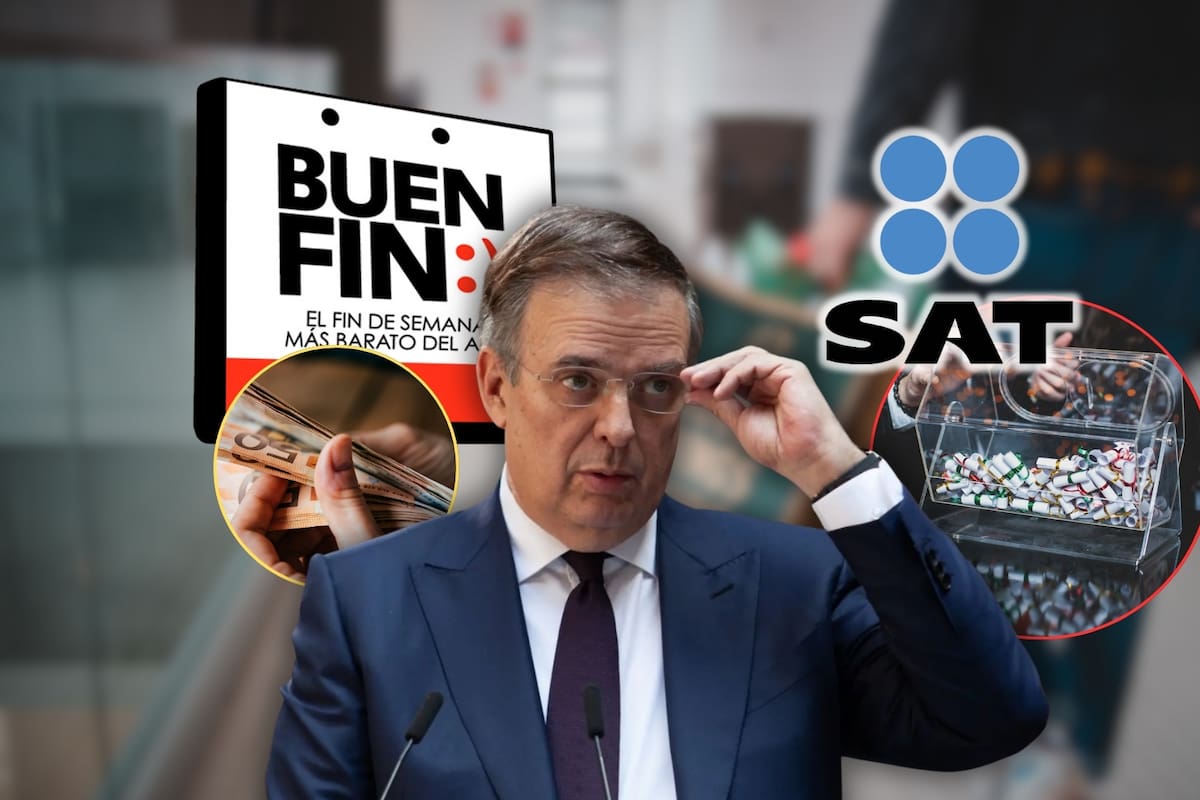 SAT y Ebrard harán el sorteo de El Buen Fin para que los consumidores puedan ganar hasta 250 mil pesos solo por comprar en estas fechas