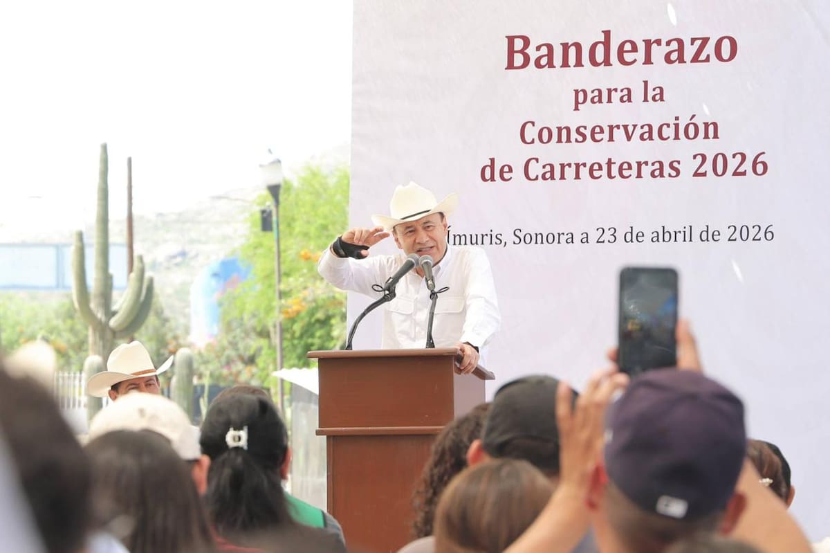 Las obras buscan mejorar la seguridad vial y las condiciones de tránsito en tramos clave de la red federal libre de peaje en Sonora.