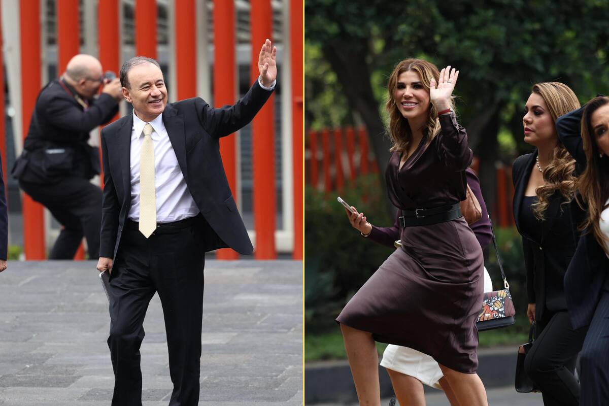 Marina del Pilar y Alfonso Durazo arriban a San Lázaro para investidura de Claudia Sheinbaum
