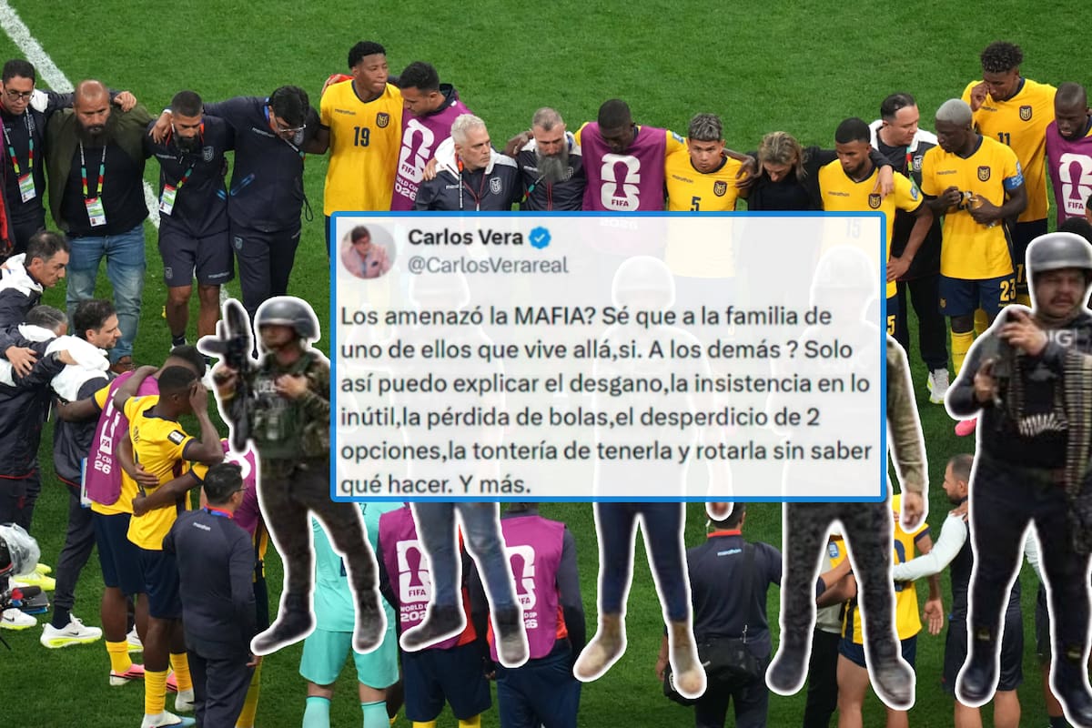 Periodista ecuatoriano insinuó que “la mafia” mexicana amenazó a su selección y “por eso los eliminaron”