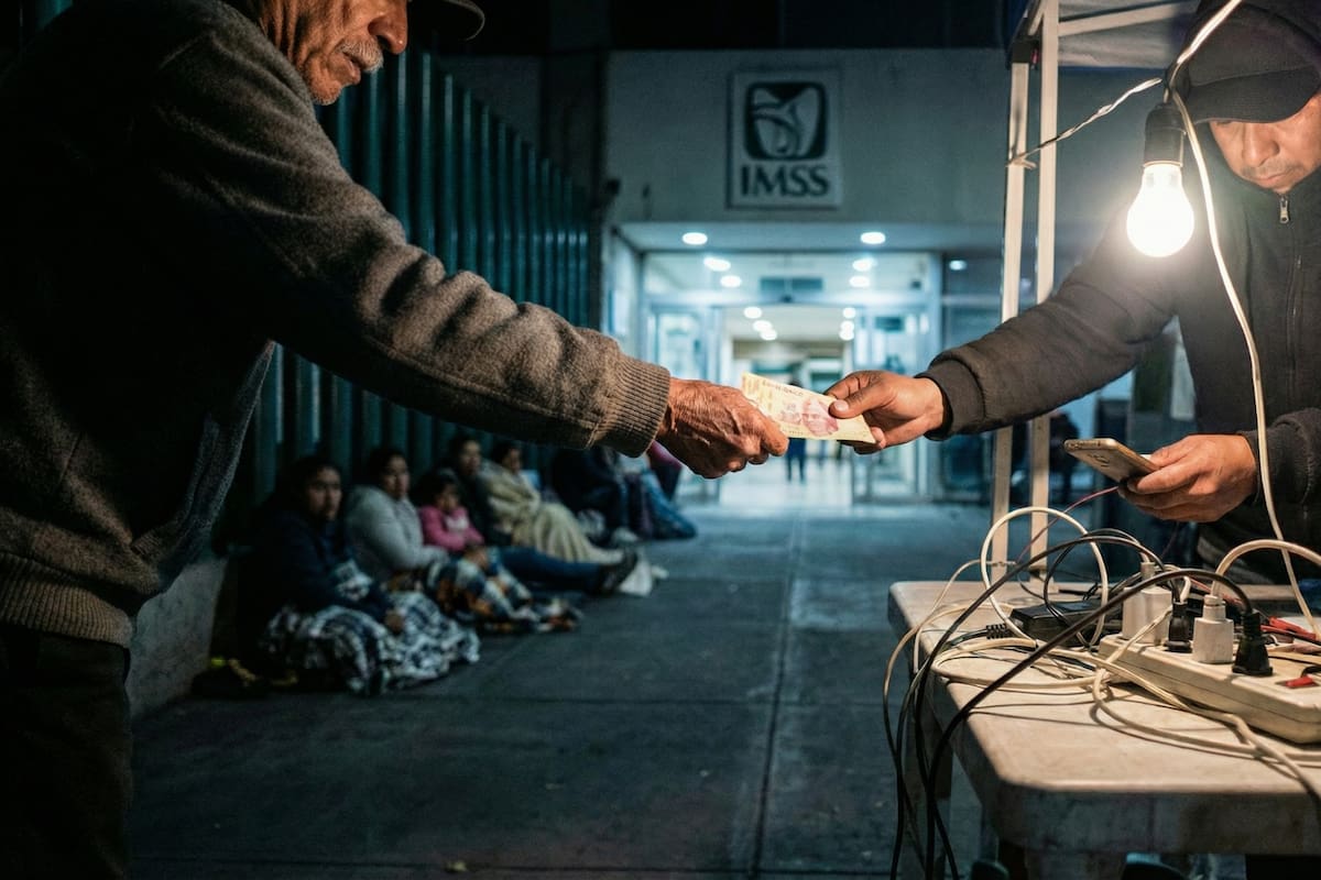 El sistema de salud que “no es como Dinamarca”: Denuncian cobros de 100 pesos por cargar celulares frente al IMSS mientras el Gobierno de Claudia Sheinbaum enfrenta críticas por la falta de empatía en hospitales en 2026