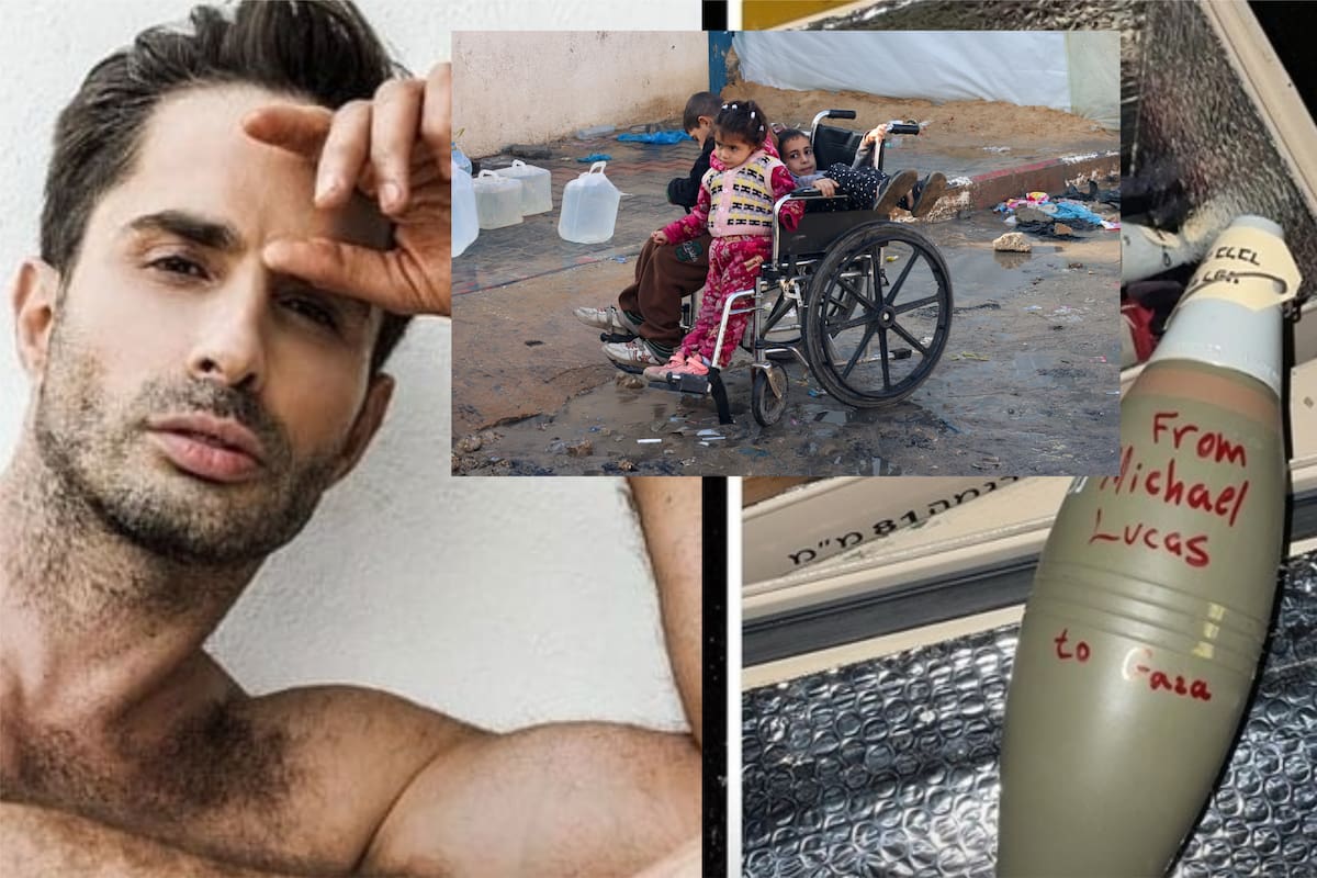 Michael Lucas: Actor de cine para adultos manda poner su nombre en misil de Israel contra palestinos; llaman a boicotearlo