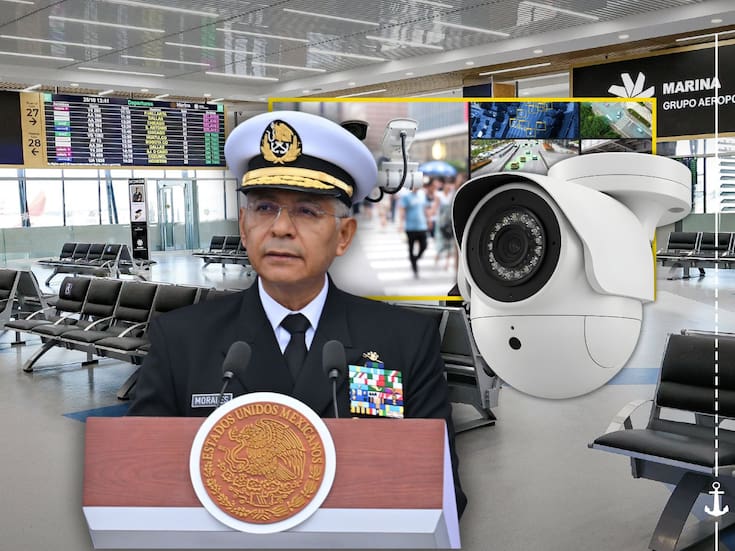 AICM activará cámaras inteligentes para identificar rostros de la “lista negra”, placas vehiculares y comportamientos sospechosos, todo bajo el control de Semar