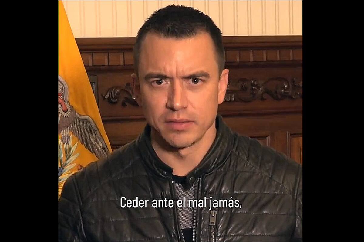 Más de 2 mil 700 detenidos en Ecuador en trece días de “conflicto armado interno” contra mafias