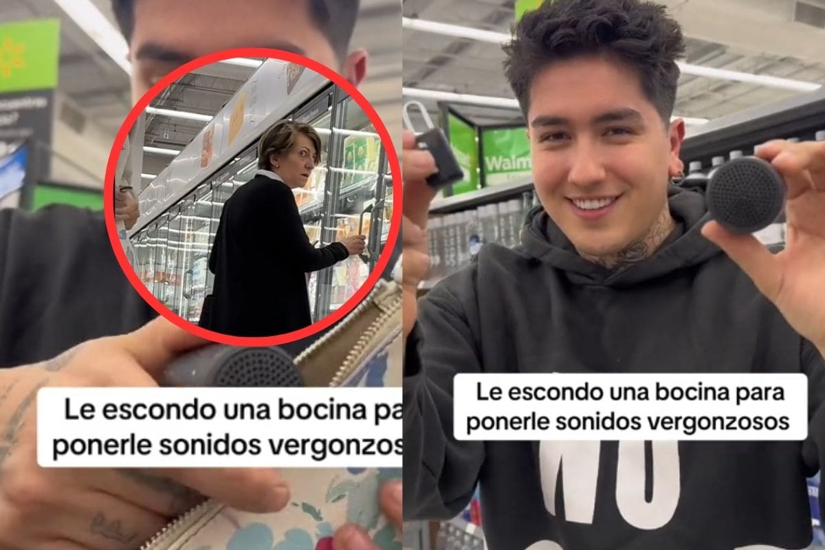 Esconde una bocina en la mochila de su novia para ponerle sonidos vergonzosos y se vuelve viral