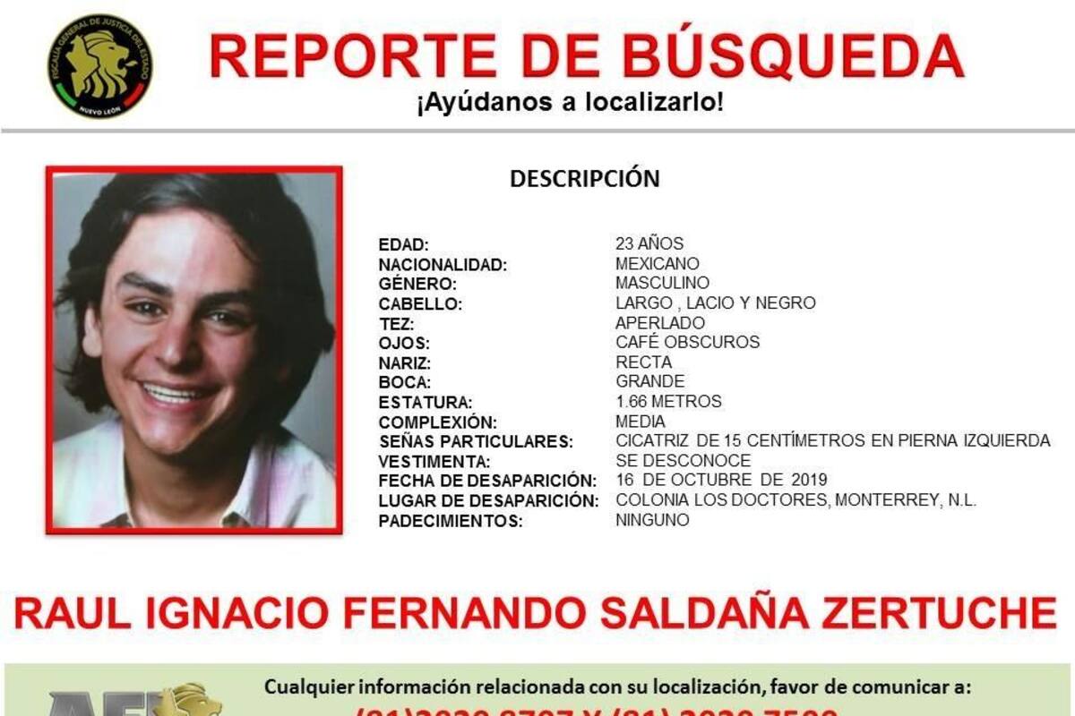 Buscan a joven estudiante del Tecnológico de Monterrey desaparecido