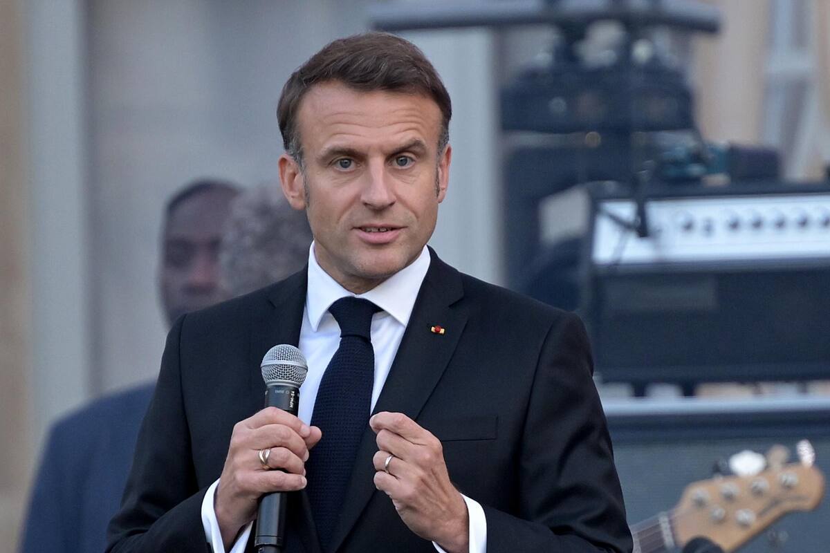 El presidente francés, Emmanuel Macron, el pasado viernes en París. | EFE/EPA/BERTRAND GUAY / POOL MAXPPP OUT