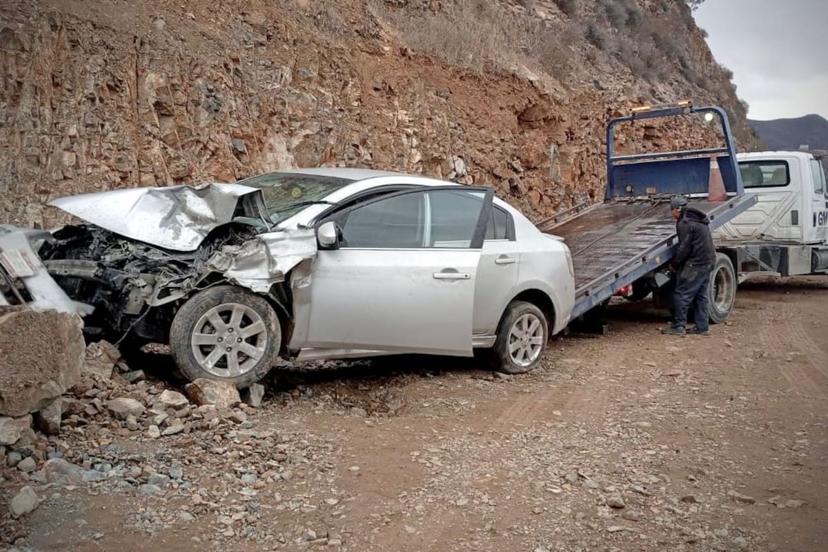 Se registran diversos accidentes viales por las lluvias
