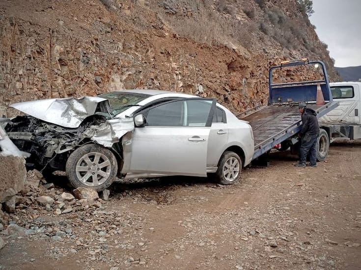 Se registran diversos accidentes viales por las lluvias