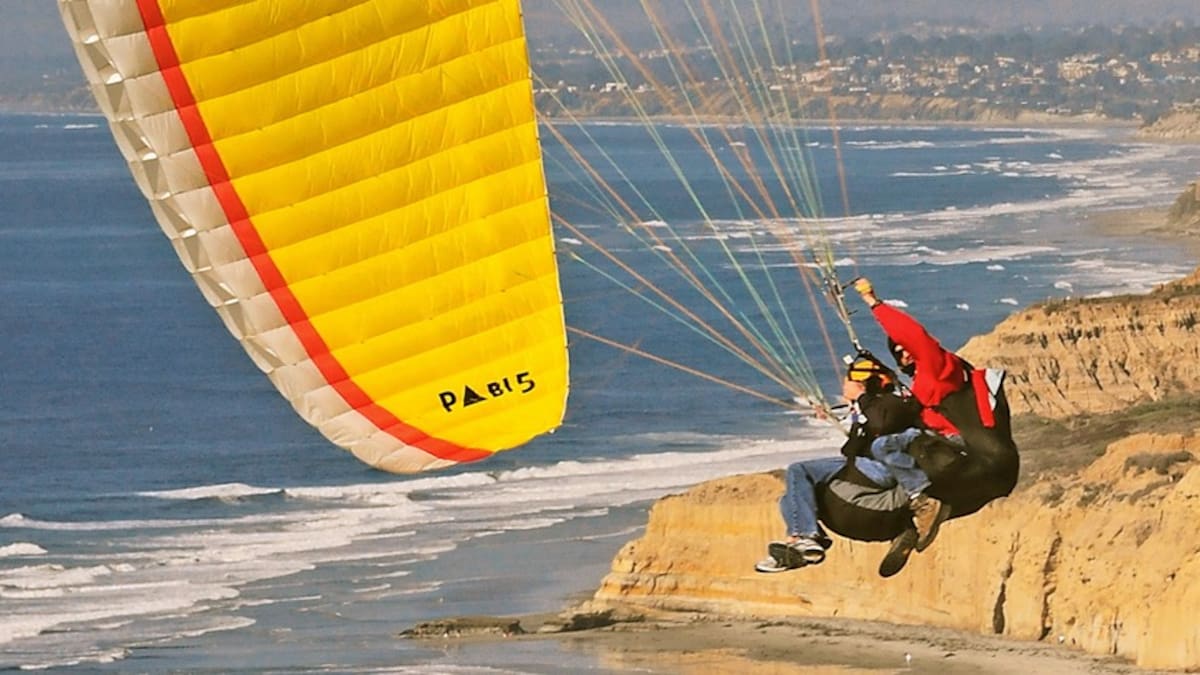 Parapente en San Diego: Vuelo libre y aventura durante todo el año