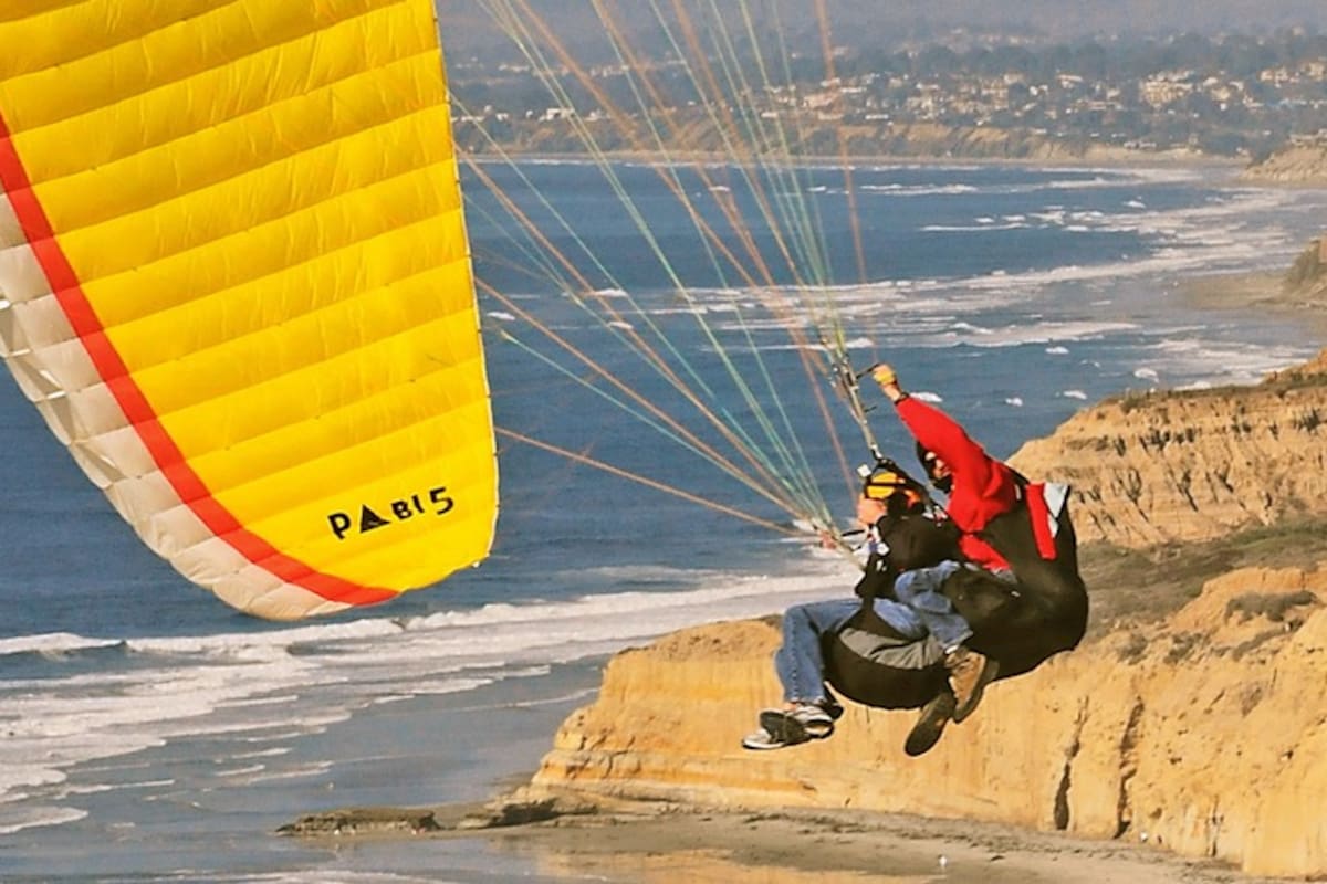 Parapente en San Diego: Vuelo libre y aventura durante todo el año