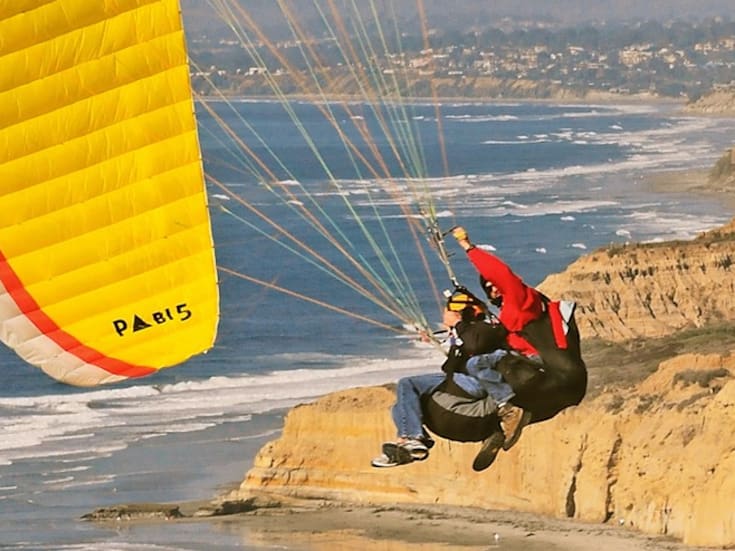 Parapente en San Diego: Vuelo libre y aventura durante todo el año