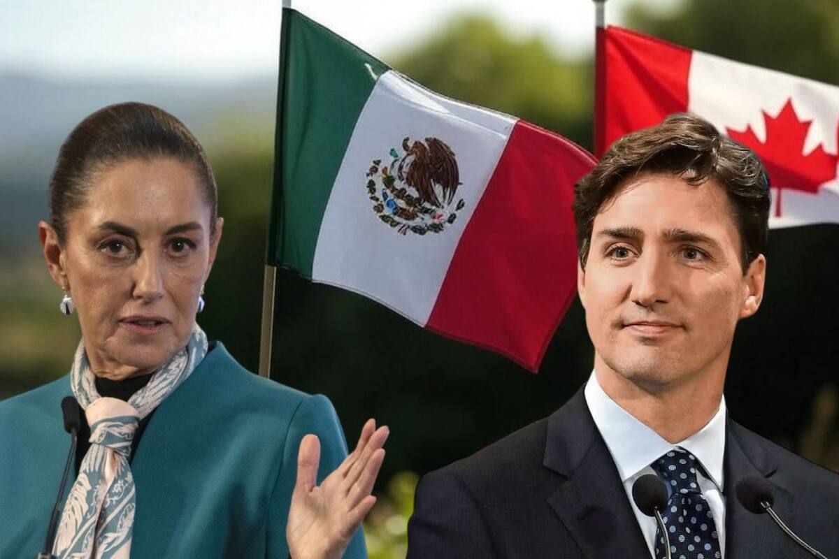 Justin Trudeau y Claudia Sheinbaum discutirán aranceles del 25% | Especial