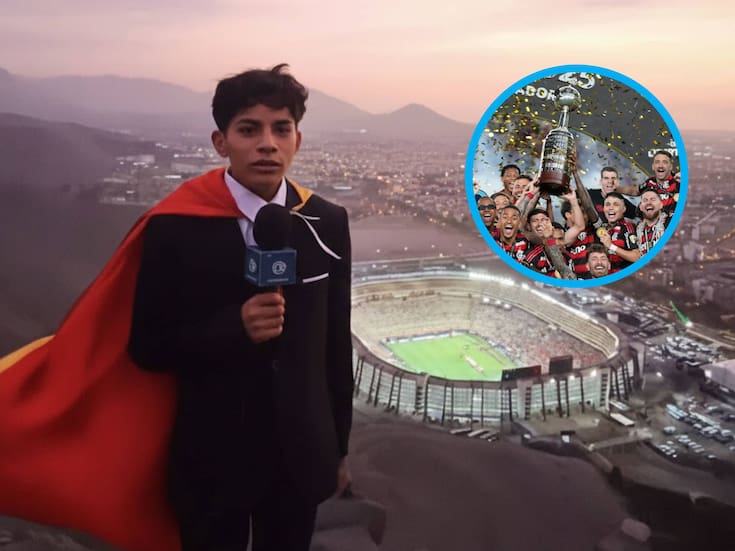 Adolescente peruano narra la final de la Libertadores desde un cerro y se vuelve viral