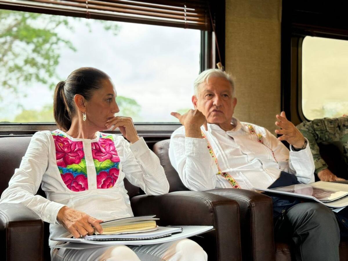 El presidente López Obrador confía en que Sheinbaum pueda retomar las relaciones entre México y España. | X @Claudiashein