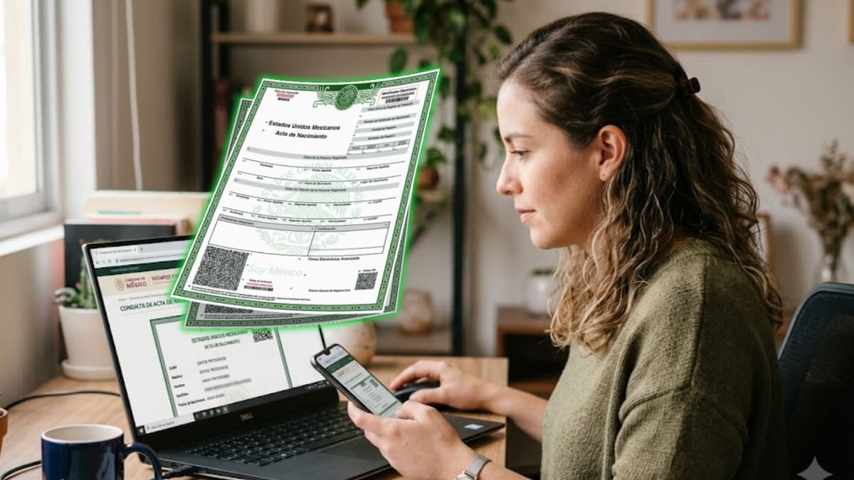 La nueva plataforma permite solicitar en línea la corrección de errores de digitalización en el acta de nacimiento mediante una cuenta Llave MX.