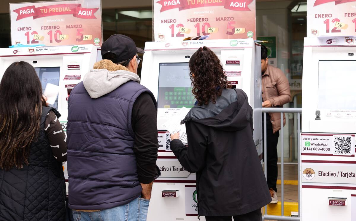 La ciudadanía puede realizar el pago de su Impuesto Predial de una forma fácil y rápida, en los cajeros digitales instalados en Palacio Municipal de Tijuana, Playas de Rosarito, Ensenada y Mexicali.