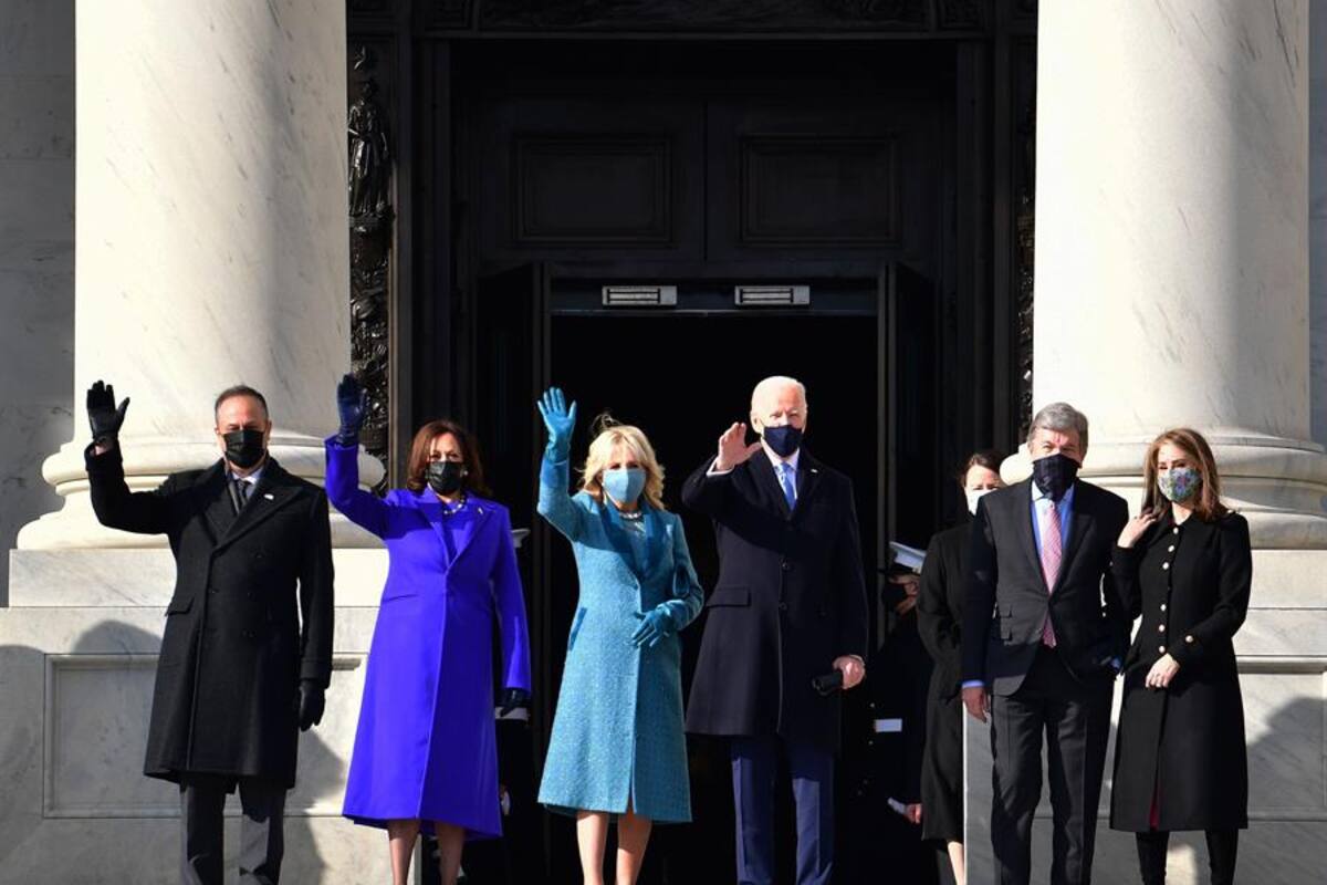 Comienza ceremonia de investidura de Joe Biden