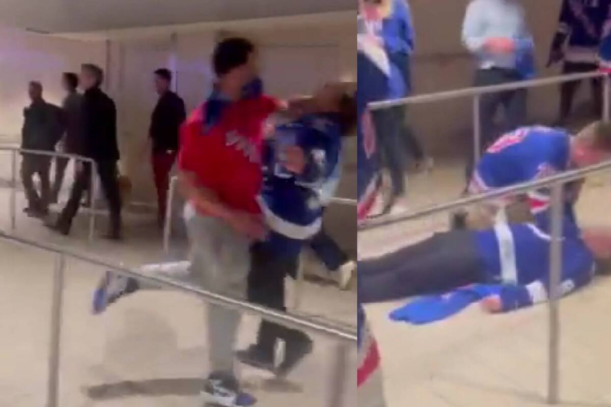 VIDEO: Aficionado de los Rangers noquea de un golpe a fanático de Tampa tras la derrota de su equipo; termina arrestado