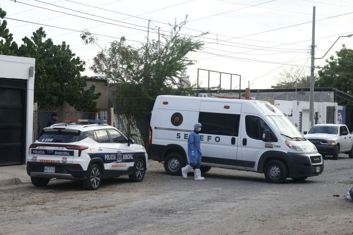 Asesinan a balazos a hombre en su casa en colonia Cuatro Olivos, al norte de Hermosillo