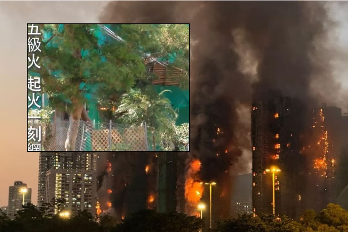 Video revela el inicio del devastador incendio en Hong Kong: hay 65 muertos, 72 heridos y más de 300 desaparecidos
