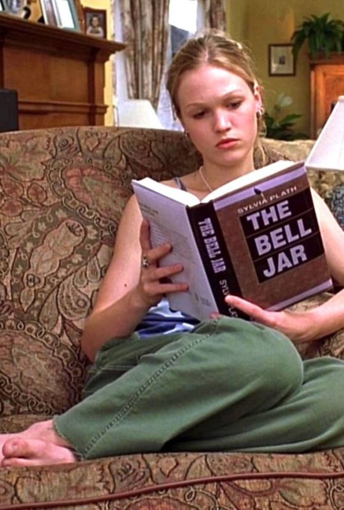 Referencia a Sylvia Plath en la película "10 cosas que odio de ti".