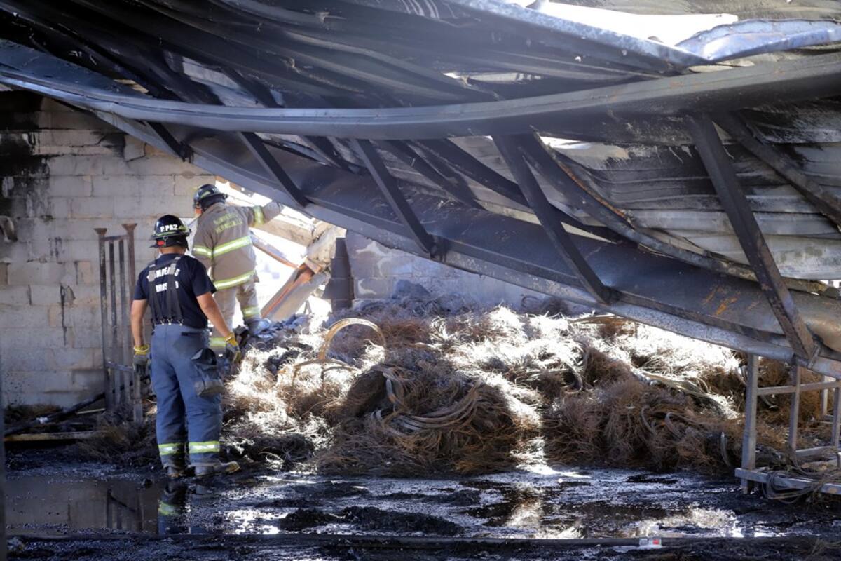 Trabajan 51 bomberos durante 12 horas para extinguir incendio