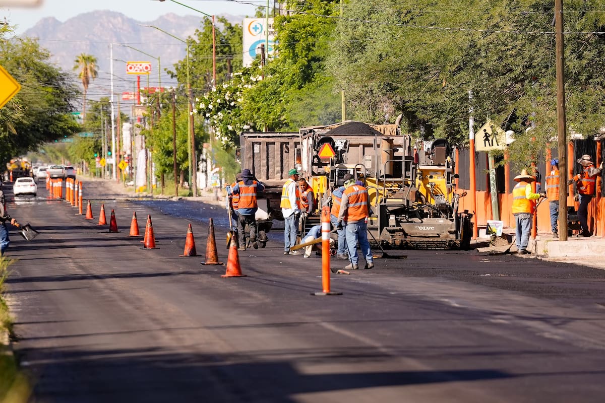 Tras las lluvias, Hermosillo reforzará la reparación de calles con carpeta nueva y turnos nocturnos en Quiroga, Reforma, Solidaridad y Periférico Norte