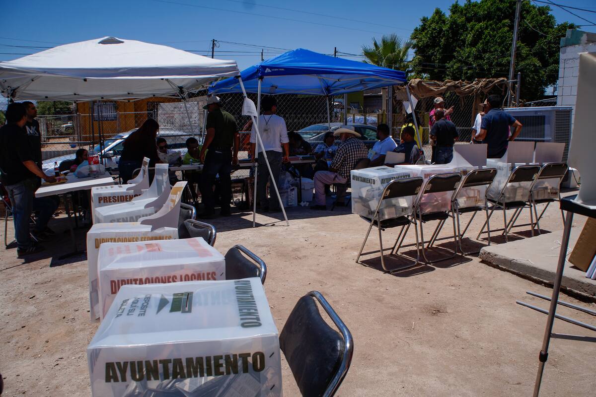 Ciudadanos del distrito 1 utilizan recursos propios para habilitación de casillas