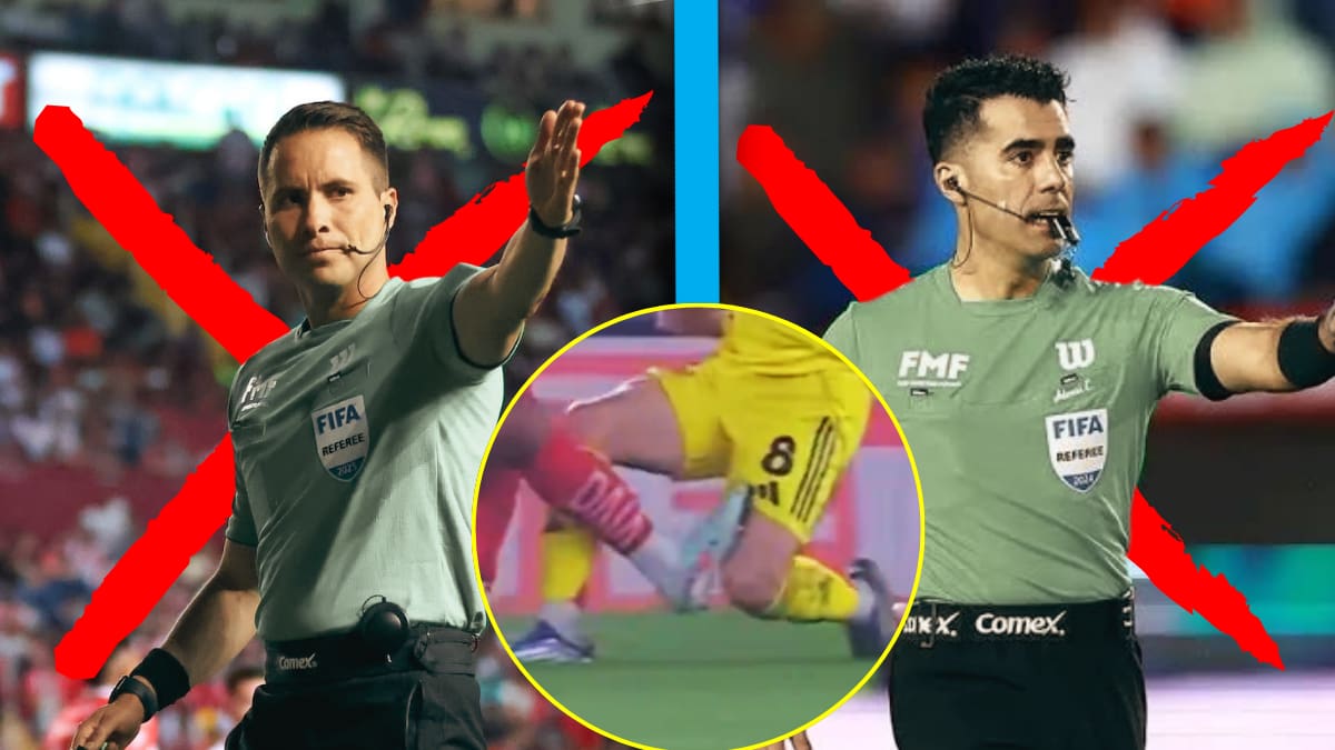 Árbitros del partido Monterrey vs América fueron sancionados y no volverán a trabajar en la Liguilla