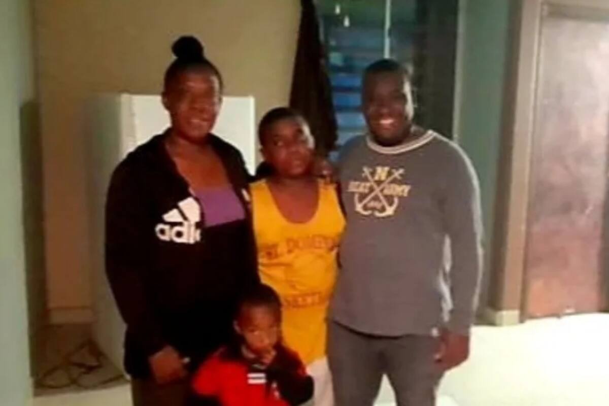 Hallan sana y salva a familia haitiana