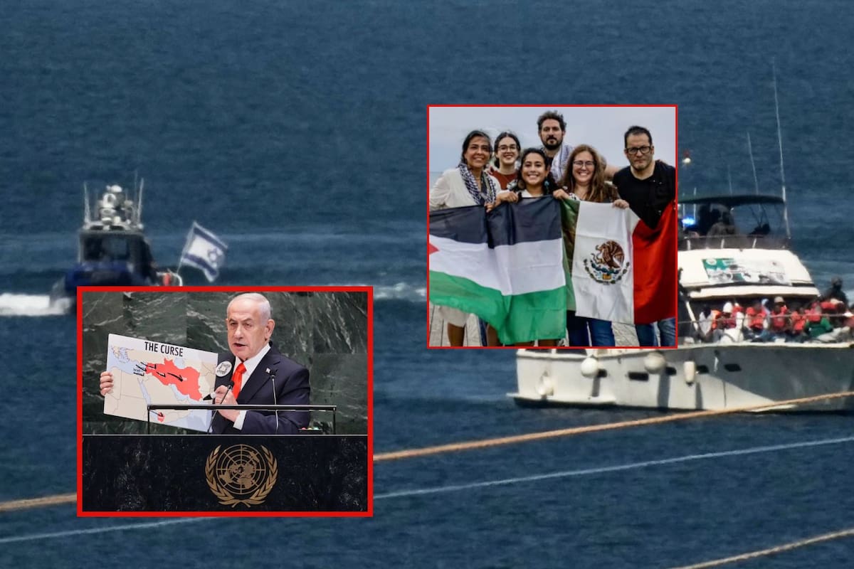 Flotilla con mexicanos a Gaza: Embajada de Israel justifica su detención y aclara qué pasará con ellos; dudan que el objetivo de la flotilla fuera entregar ayuda humanitaria
