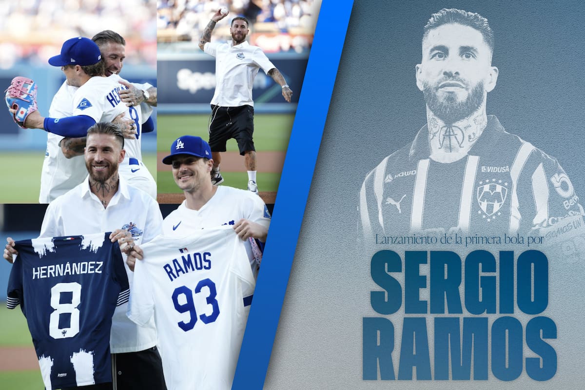 Sergio Ramos lanza la primera bola en el Dodgers vs Padres y vive noche especial en Los Ángeles