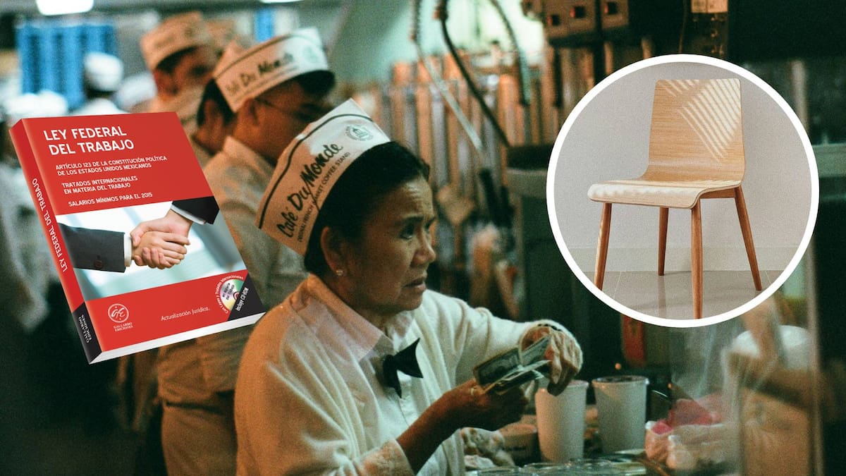 La Ley Silla ya está vigente en este 2026, por los que empleadores deben proporcionar silla con respaldo a sus trabajadores que se desempeñan de pie