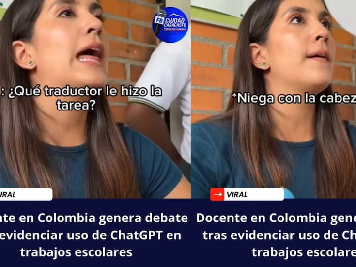 Maestra se vuelve tendencia tras regañar a dos alumnos por hacer la tarea con ChatGPT