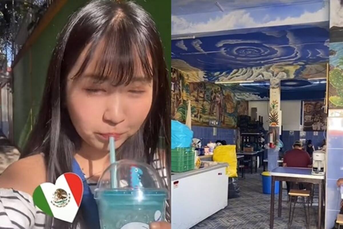 Viral: Japonesa visita pulquería en México, dice que hay "muchos borrachos"