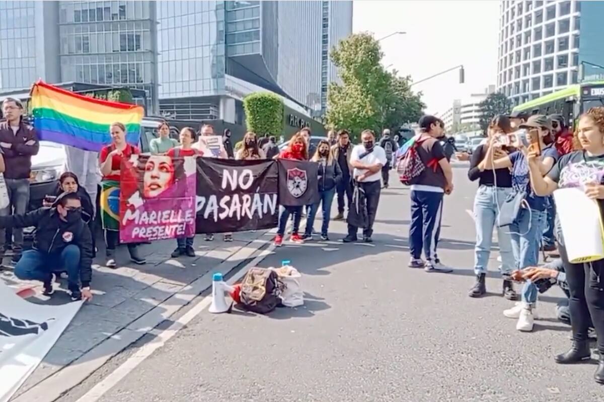 Protestan contra “cumbre conservadora” CPAC en México