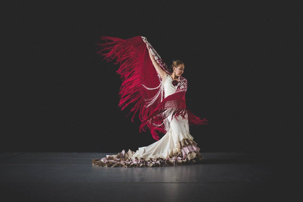 Gabriela Estrada bailando “Alegrías”. FOTO: ALEXANDRA VAINSHTEIN