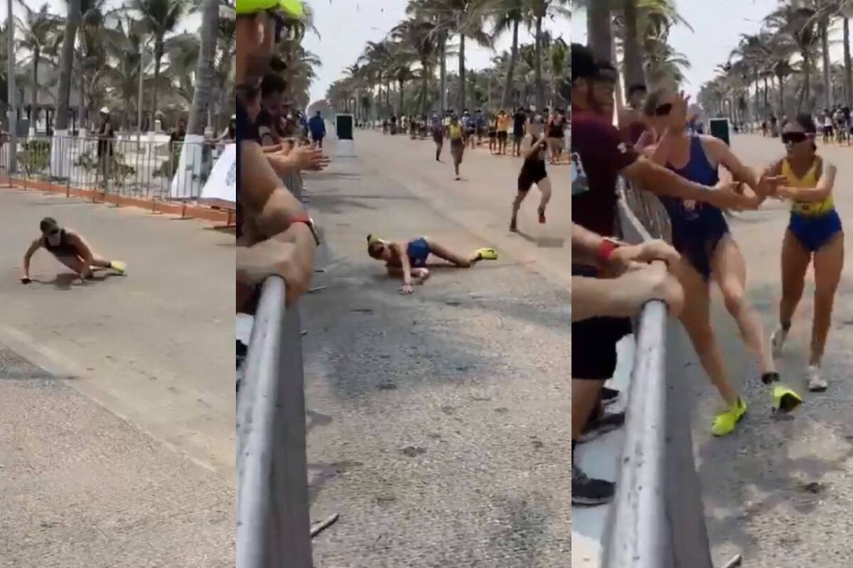 VIDEO: Triatleta sacrifica triunfo para ayudar a rival a cruzar la meta