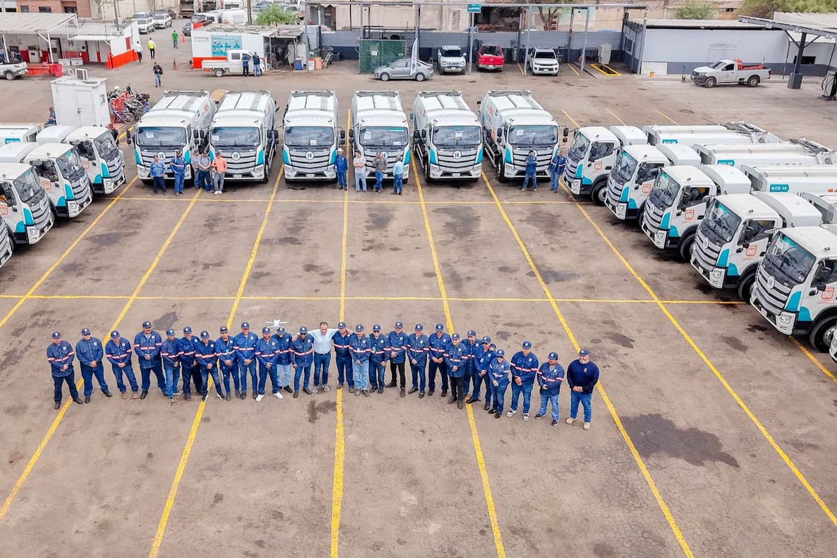 Hermosillo pone en marcha la flotilla de recolectores eléctricos más grande de México