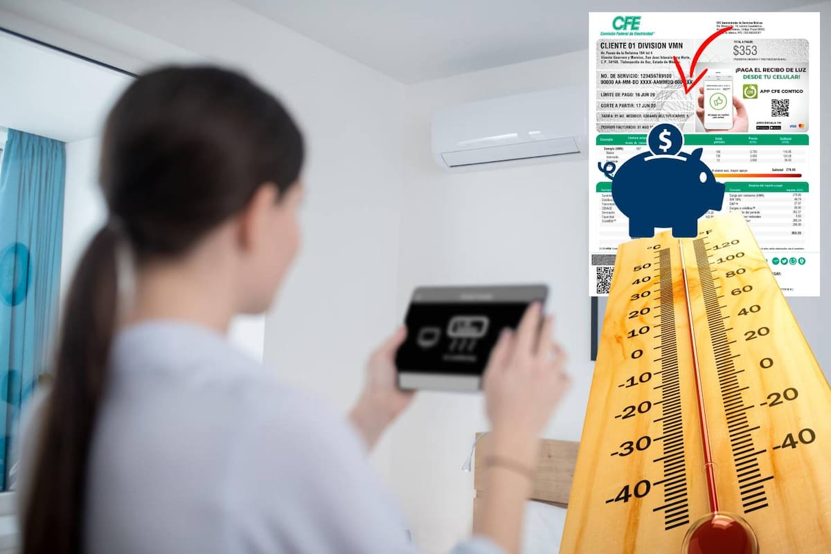 Expertos dicen por qué usar el aire acondicionado entre 24 y 26 grados, ayuda a ahorrar electricidad para que el recibo de la CFE no llegue tan alto durante el verano, mientras enfría las habitaciones lo suficiente