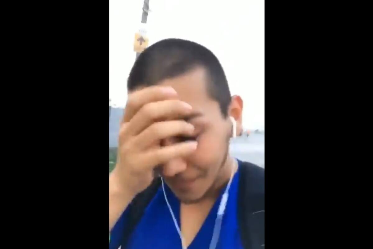 VIDEO: Enfermero de NL denuncia a chofer de transporte público que le negó servicio