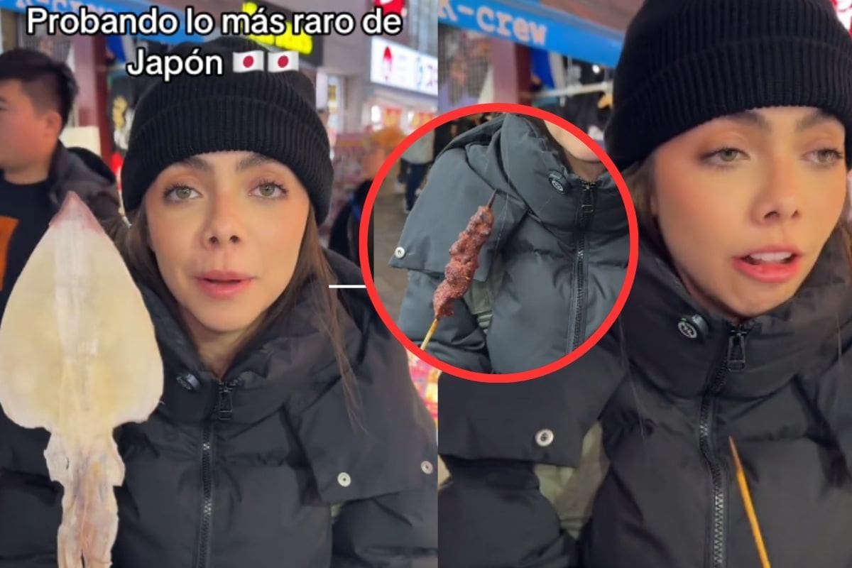 Desde tentáculos hasta patos: Mujer prueba alimentos ‘raros’ en Japón y se hace viral