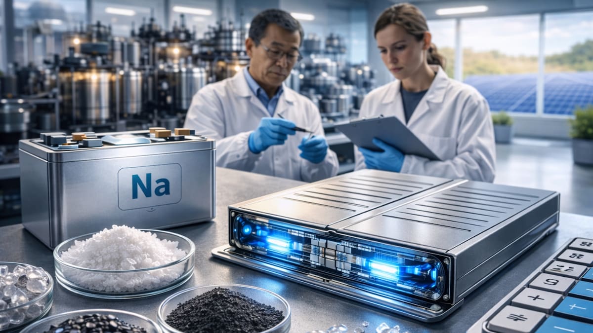 Científicos japoneses prueban que las baterías de sodio pueden cargarse más rápido que las de litio, con mayor estabilidad térmica y menos dependencia de materiales críticos
