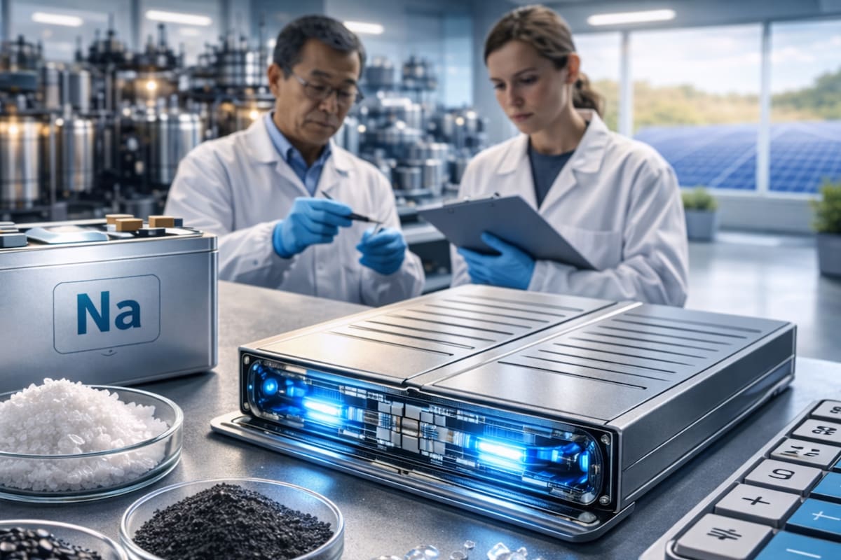 Científicos japoneses prueban que las baterías de sodio pueden cargarse más rápido que las de litio, con mayor estabilidad térmica y menos dependencia de materiales críticos