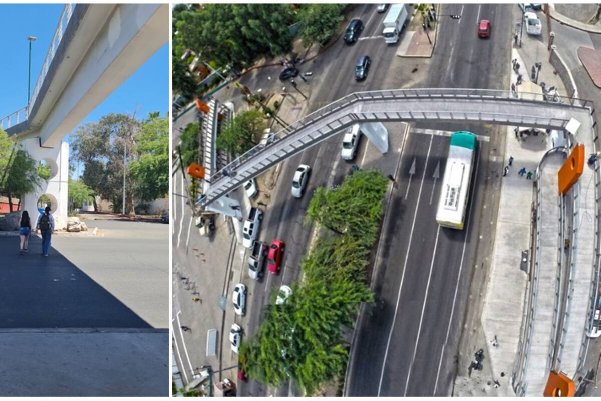 Estudiantes de la Unison dudan en usar el puente peatonal del Encinas, ¿cuál es la razón?