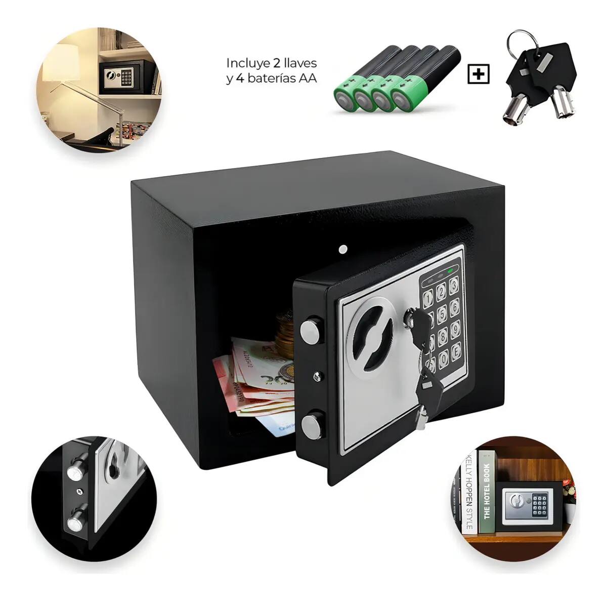 Caja fuerte digital de alta seguridad de la marca Raganet | Mercado Libre