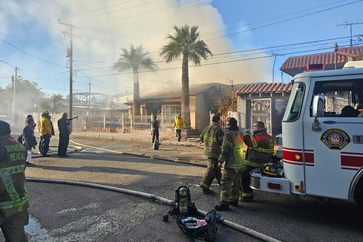 Se incendia una vivienda en la colonia 1ro. de Diciembre