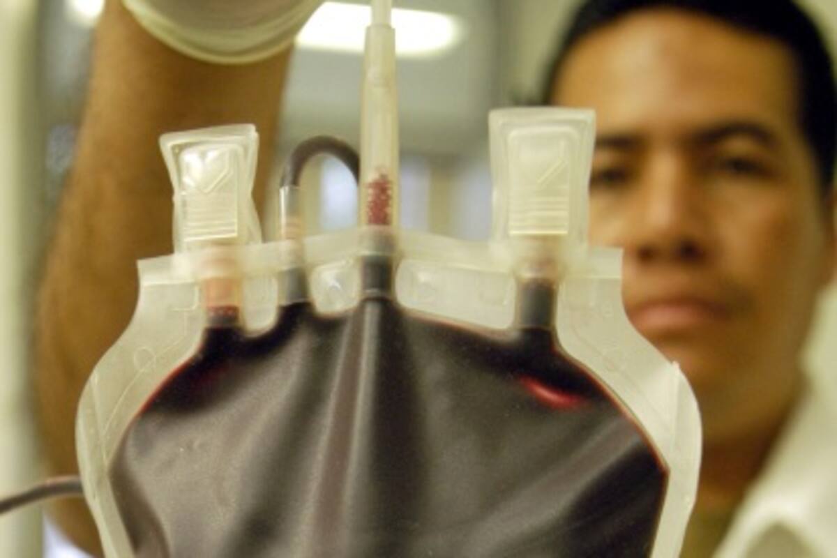 Baja donación de sangre un 25% en diciembre