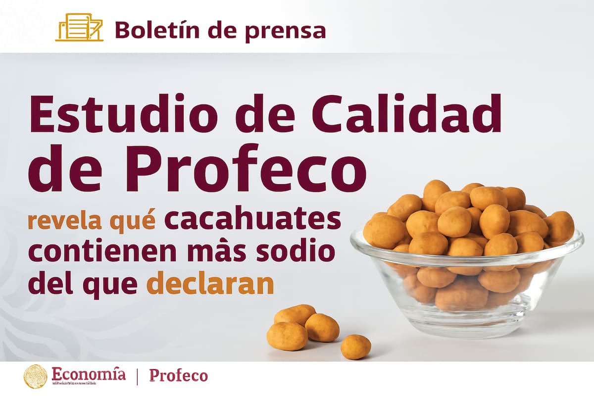 Cacahuates con exceso de sodio: Profeco revela marcas que engañan en su etiquetado y podrían afectar tu salud
